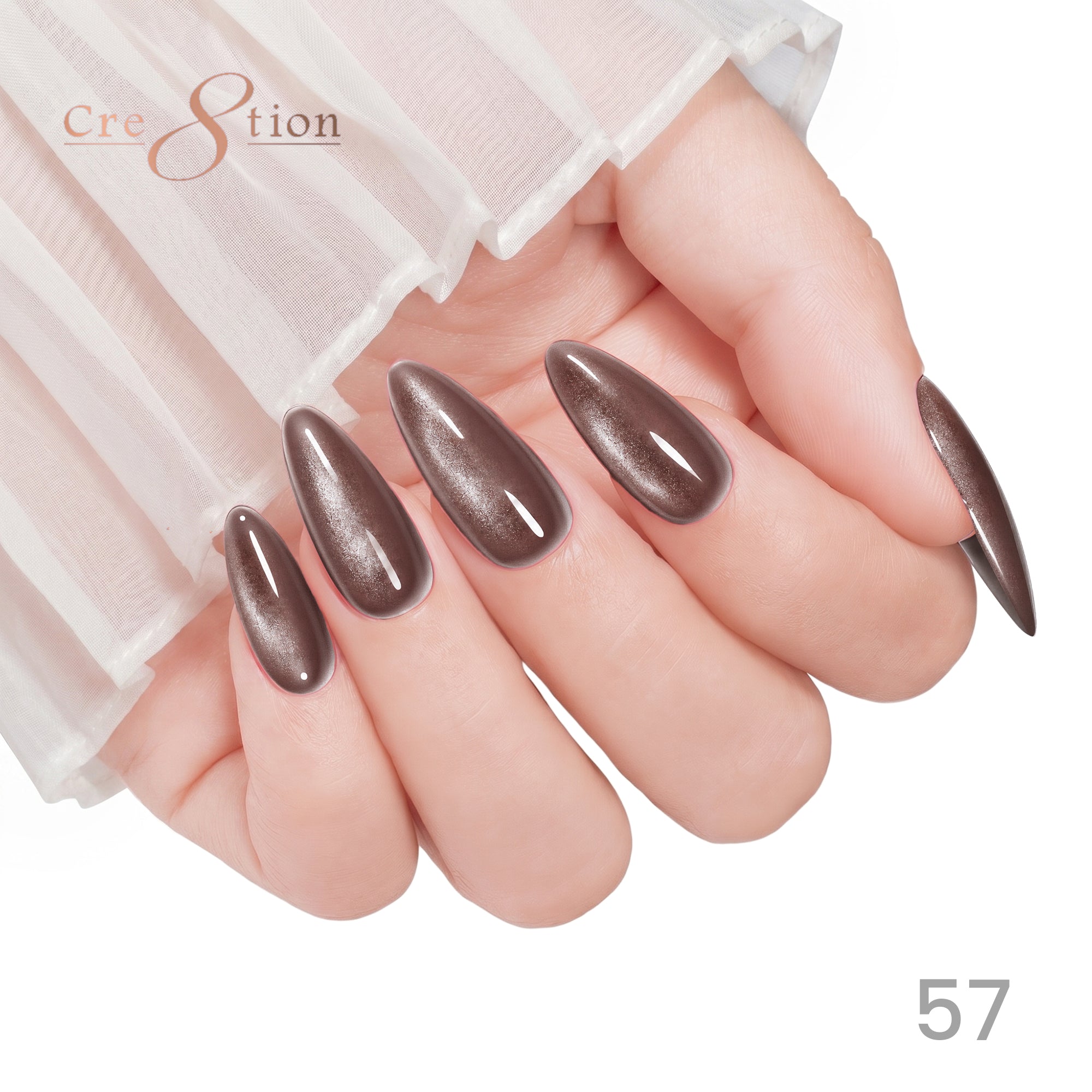 Cre8tion Cat Eye Soak Off Gel 0.5oz 57
