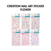 Cre8tion Nail Art Sticker Flower (26 Styles)