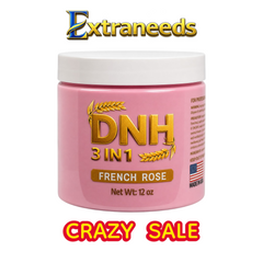 DNH NAIL POWDER 3 IN 1 FRENCH ROSE 12 0Z