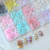 Cre8tion Nail Art Accessory Jelly Small Bows 10