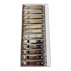 My Store professional stainless steel fingernail clipper set arranged in a white box for grooming