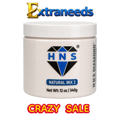 HNS NATURAL MIX 2 NAIL POWDER 12 OZ
