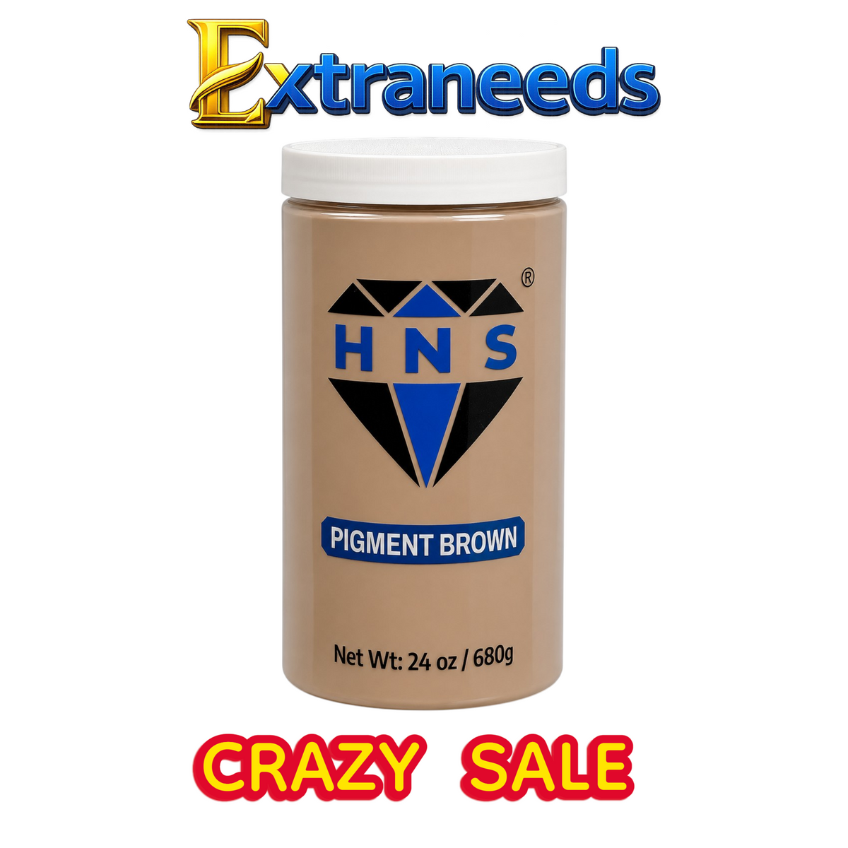 HNS PIGMENT BROWN NAIL POWDER 24 OZ