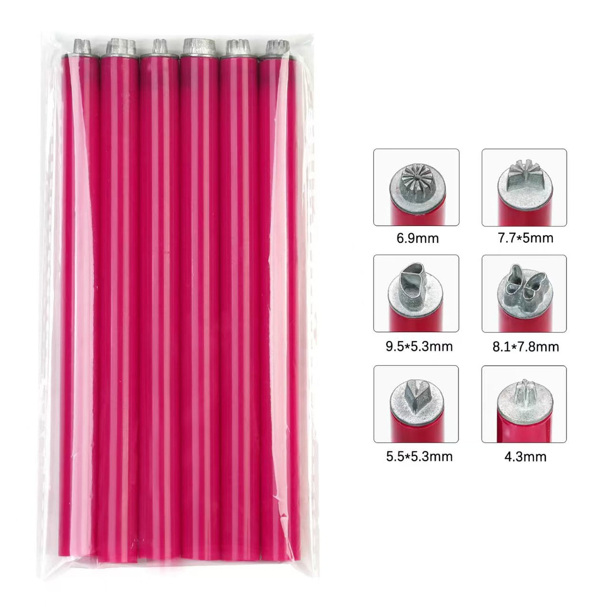 Cre8tion Stamp Pen Nail Art Set 6pcs