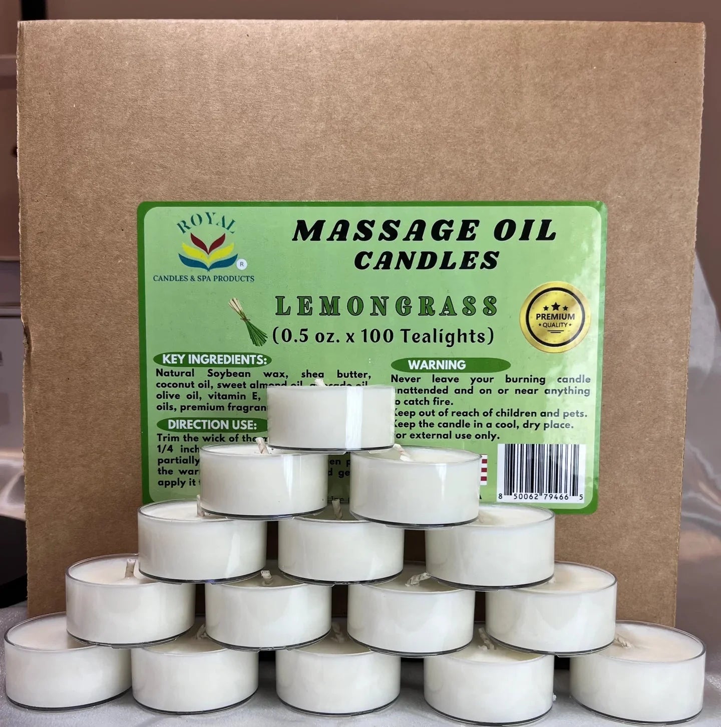 Royal Collagen Massage Oil Candle