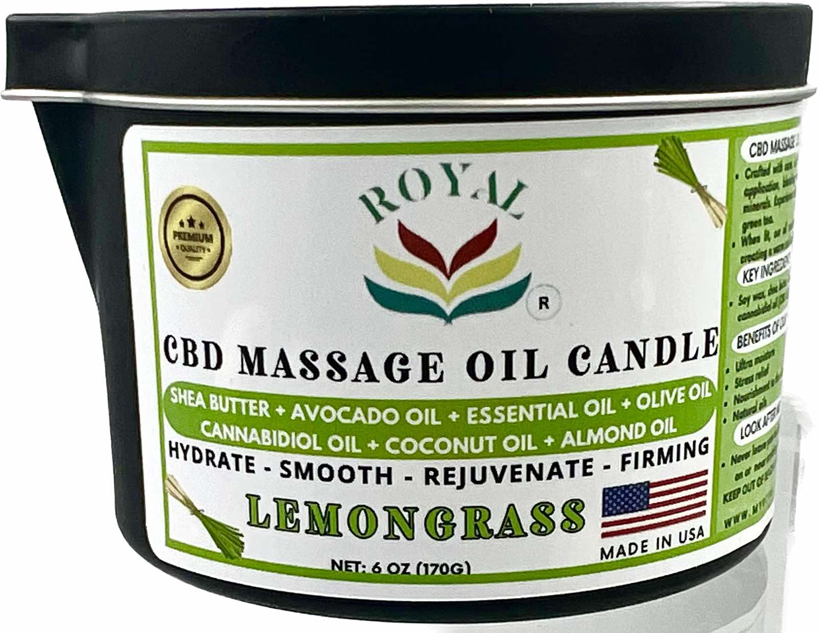 Royal Collagen Massage Oil Candle